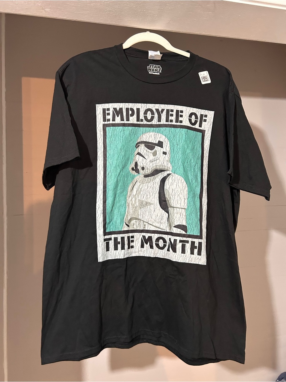 Star Wars Men’s Black 'Employee of the Month' Stormtrooper Graphic Tee